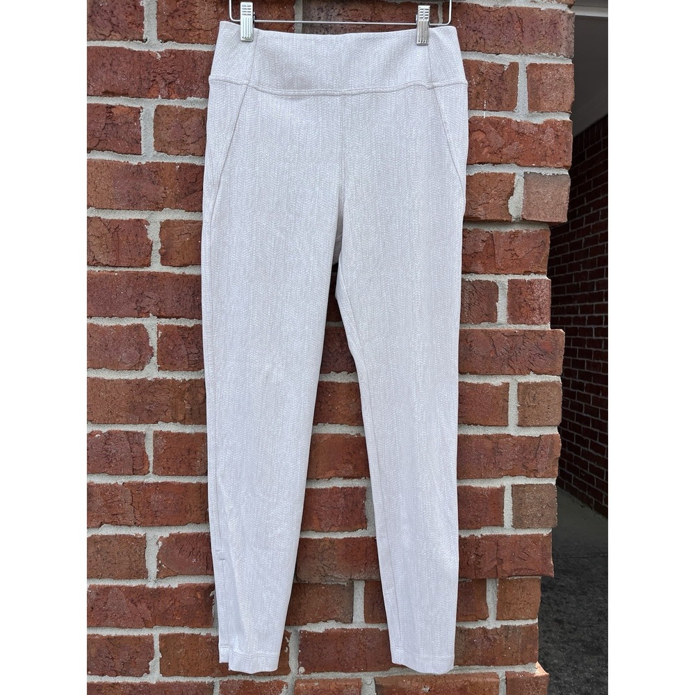Athleta Delancey Skyline Legging Women's Size S Petite Cream Braiden Texture